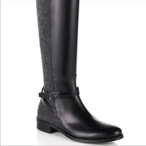 Zara Black & Gray Boots sz 40